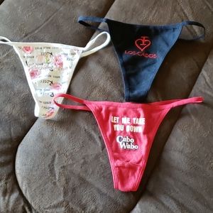 New 3 pairs of G-string panties from Cabo - NWOT